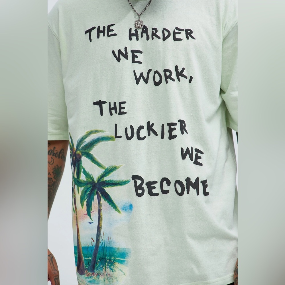 Reason Men Shirt Graphic Tee with Motivational Quote - Picture 4 of 7